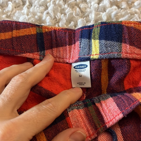 Old navy Pj pants size medium plaid unisex - Picture 4 of 6
